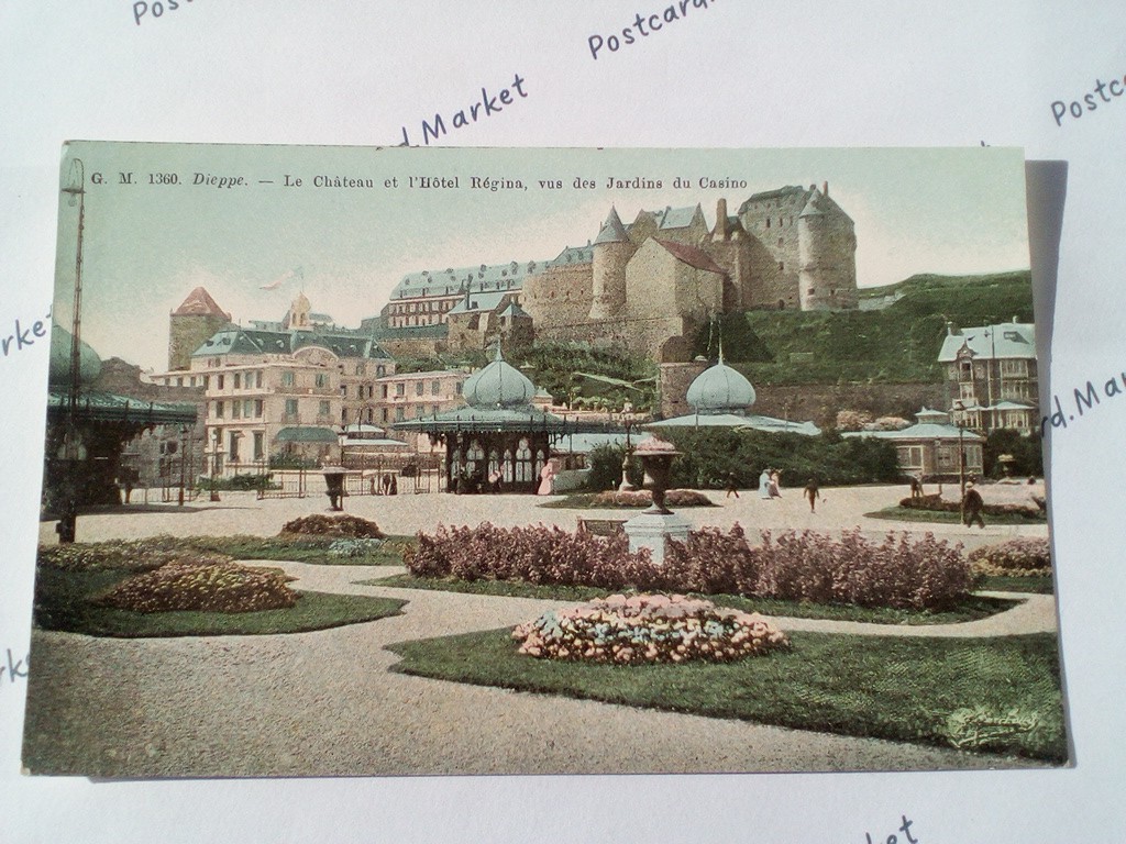 /France/Dieppe/FR_place_19xx_Dieppe. Le Chateau et Hotel Regina color.jpg